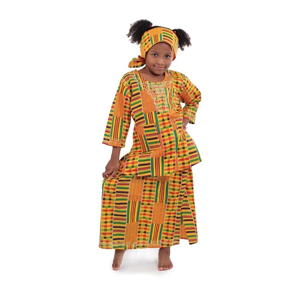 lsm boutique Dresses & Skirts - Children's Kente Skirt Set